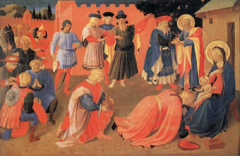 Fra Angelico The Adoration of the Magi Germany oil painting art